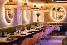 Exotico-ravintola on upea yökerhon ja fine diningin yhdistelmä. Kuva: Exotico